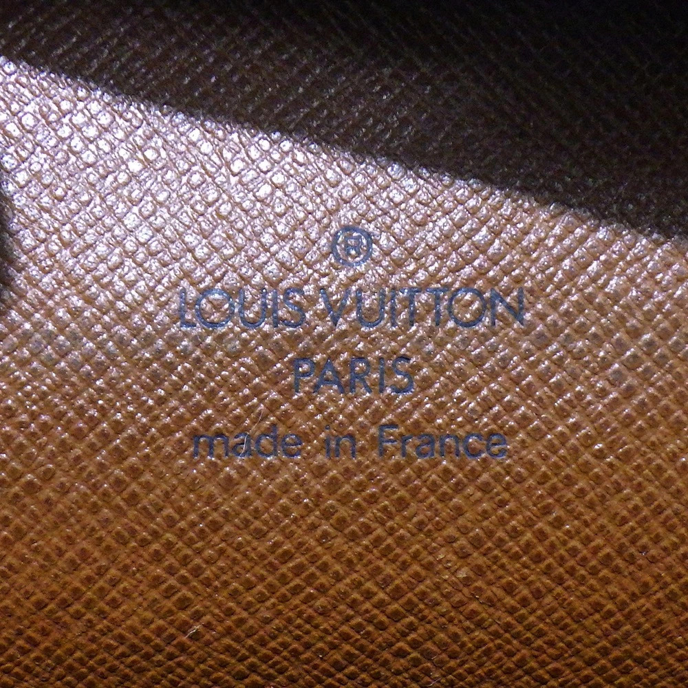 LOUIS VUITTON Pochette Homme Monogram Shoulder Bag Leather Brown